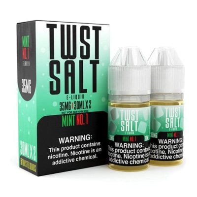 Mint No.1 2x 30ml (60ml) Nic Salt Vape Juice – Twist E-Liquids