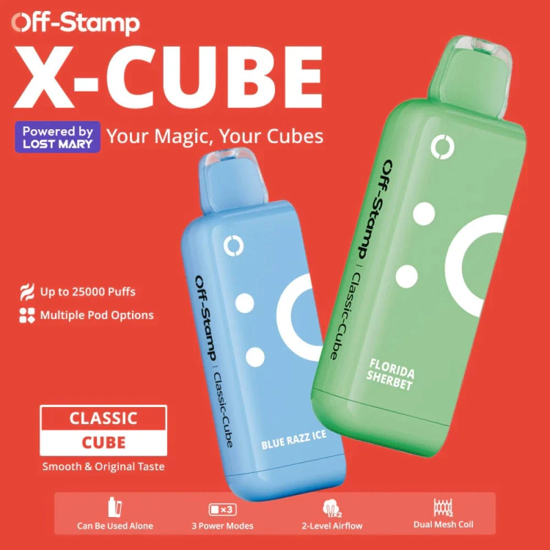 Off-Stamp X-CUBE Classic 25K Disposable Pod (Requires Kit for Use) - Image 2