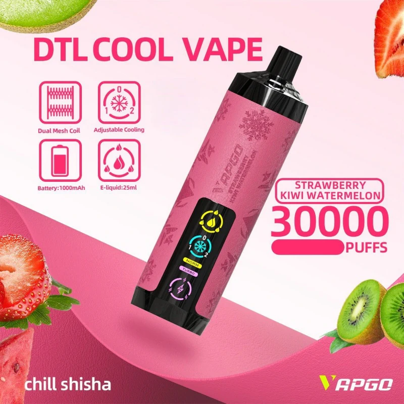 VAPGO Chill Shisha 30K Ice Control Disposable Vape (0.6% 30,000 Puffs) - Image 2