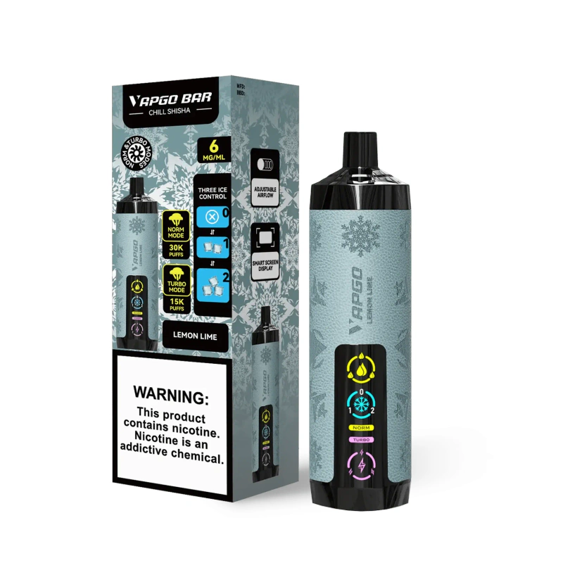 VAPGO Chill Shisha 30K Ice Control Disposable Vape (0.6% 30,000 Puffs) - Image 4