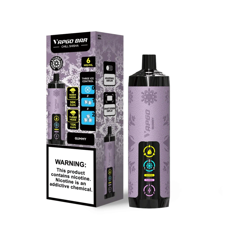 VAPGO Chill Shisha 30K Ice Control Disposable Vape (0.6% 30,000 Puffs) - Image 6