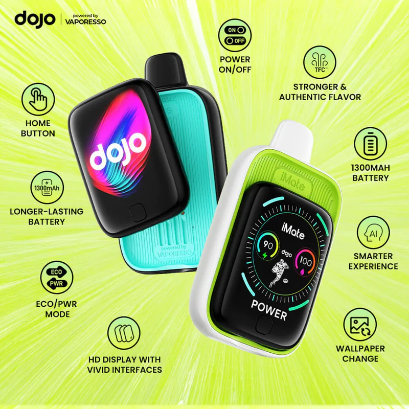 Vaporesso DOJO iMate X 20K Disposable Kit (5%, 20000 Puffs) - Image 3