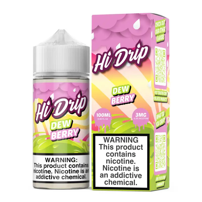 Hi-Drip Dew Berry 100ml Vape Juice - Image 2