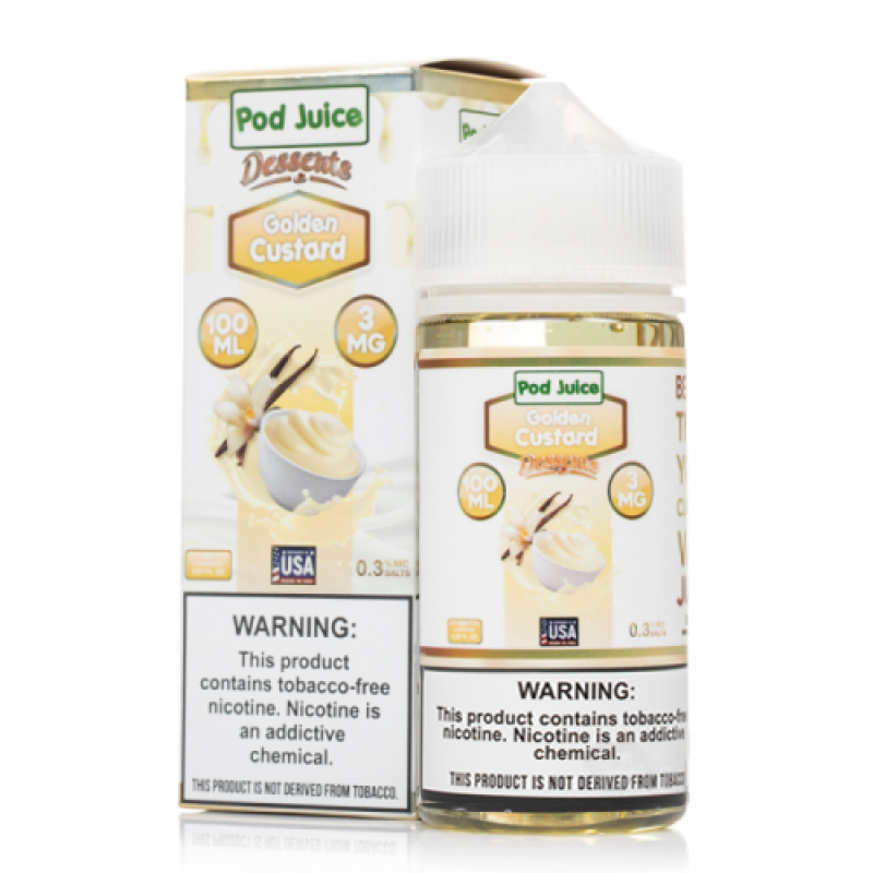 Pod Juice Golden Custard E-juice 100ml - product image 2