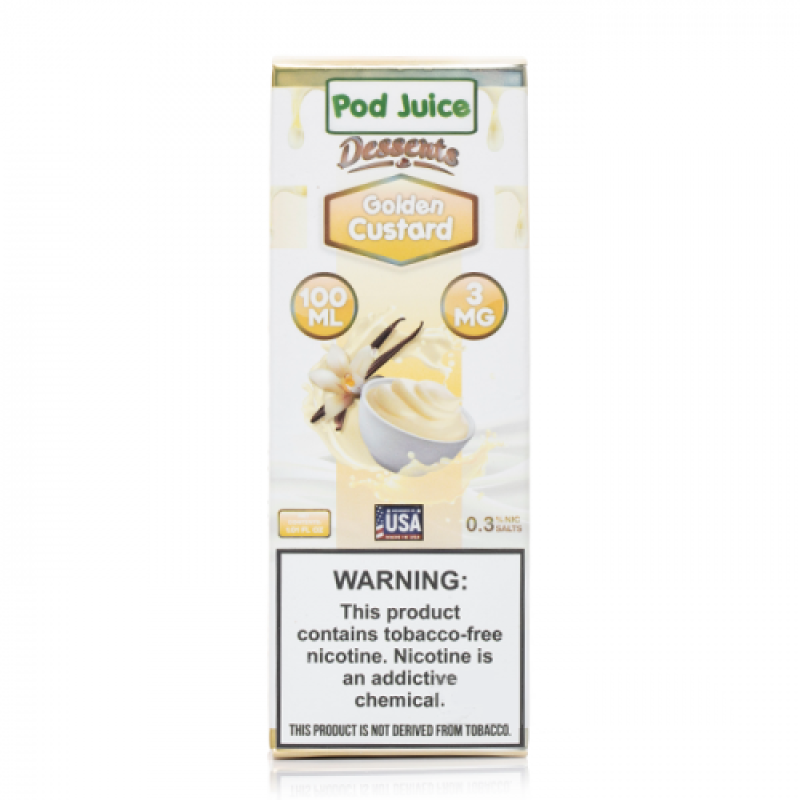 Pod Juice Golden Custard E-juice 100ml - product image 4