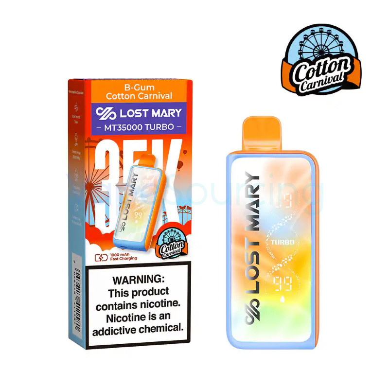 Lost Mary MT35000 Turbo Cotton Carnival Edition Disposable Vape 5% (35000 Puffs) - product image 5