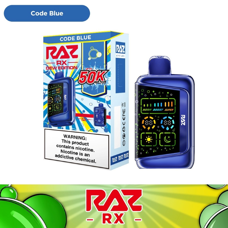 RAZ RX50K Dew Edition Disposable Vape 19ml 5% (50000 Puffs) - product image 6