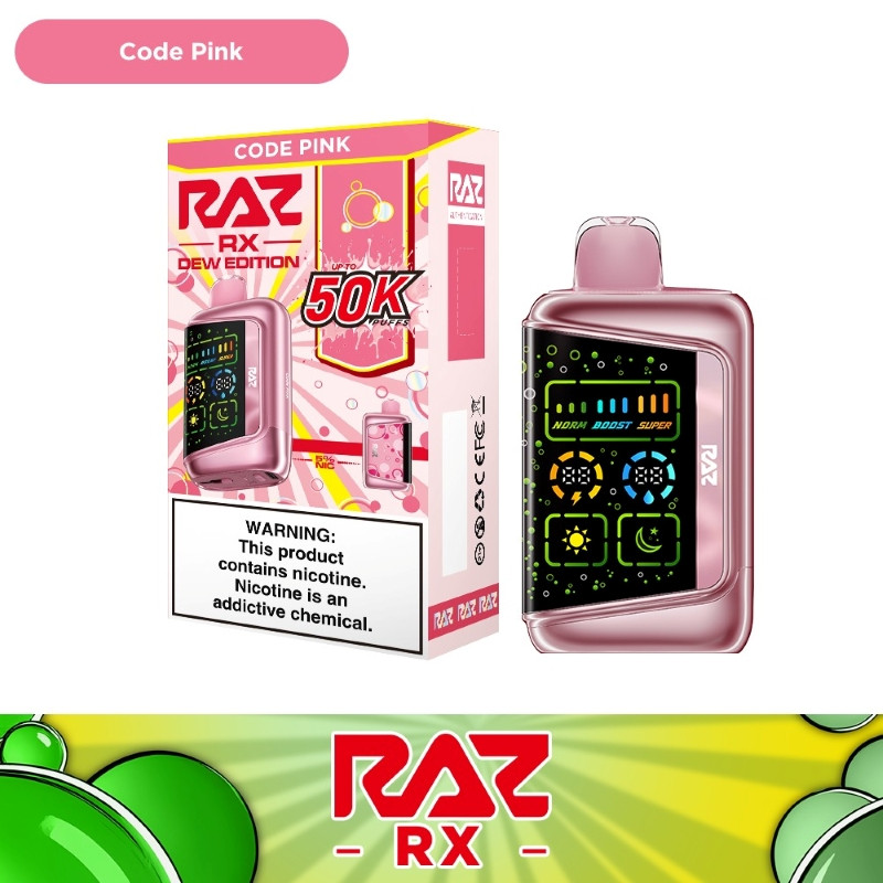 RAZ RX50K Dew Edition Disposable Vape 19ml 5% (50000 Puffs) - product image 4