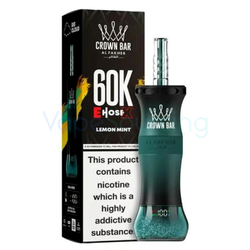 Al Fakher Crown Bar 60K E-Hose X Disposable Vape 50ml 0.6% - product image 7