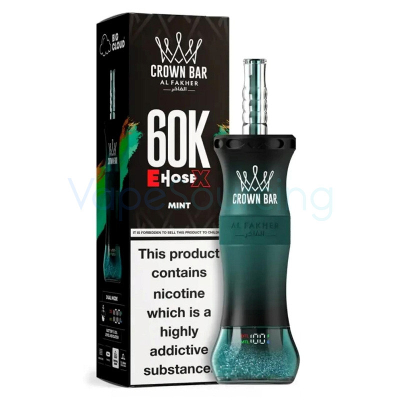 Al Fakher Crown Bar 60K E-Hose X Disposable Vape 50ml 0.6% - product image 5