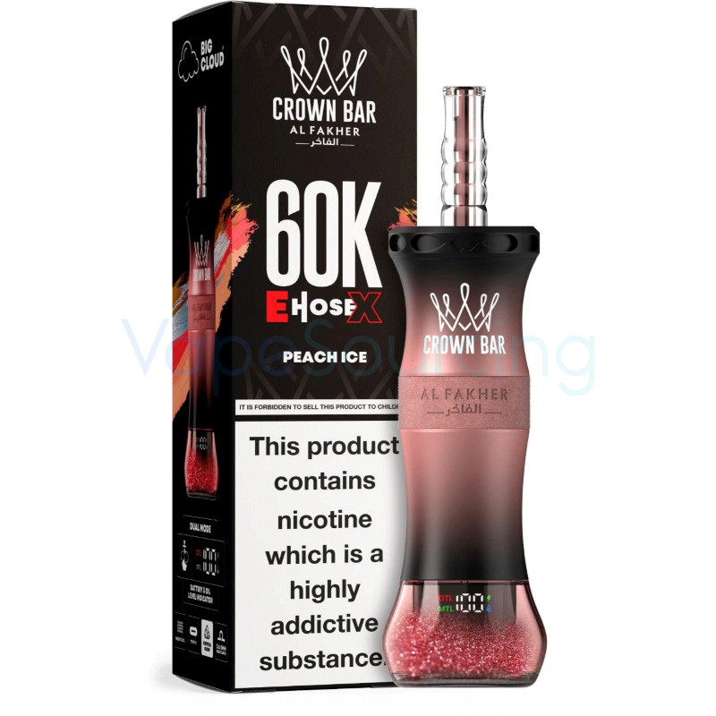 Al Fakher Crown Bar 60K E-Hose X Disposable Vape 50ml 0.6% - product image 4