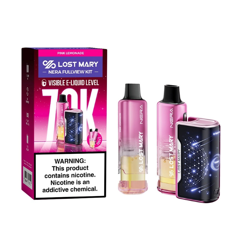 Lost Mary Nera Fullview 70K Disposable Vape Kit 24ml 5% (70000 Puffs) - product image 7