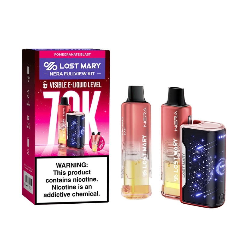 Lost Mary Nera Fullview 70K Disposable Vape Kit 24ml 5% (70000 Puffs) - product image 6
