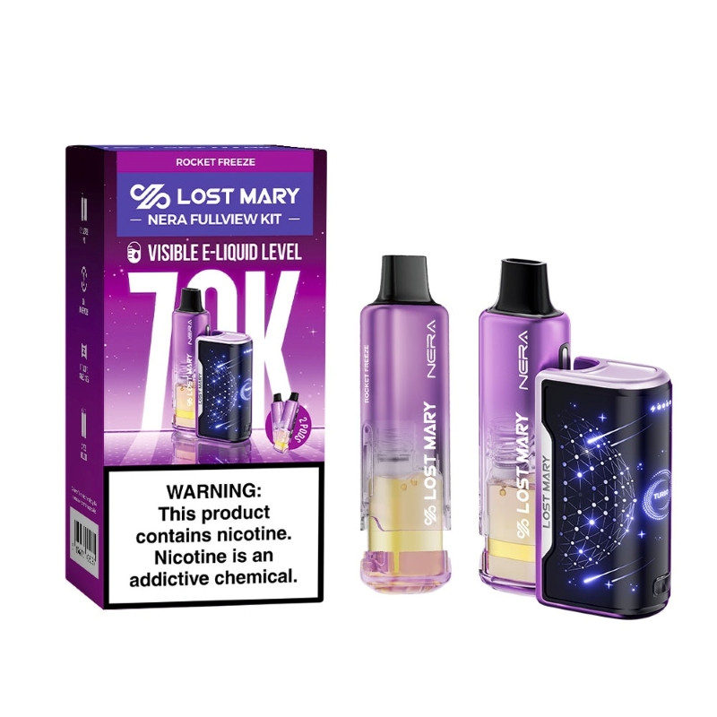 Lost Mary Nera Fullview 70K Disposable Vape Kit 24ml 5% (70000 Puffs) - product image 5