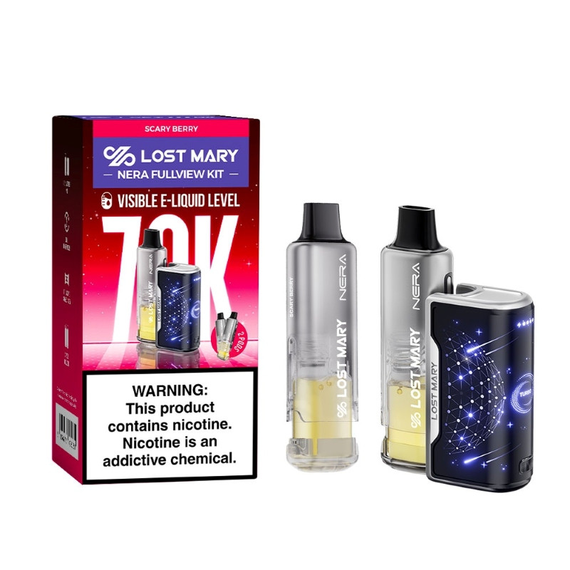 Lost Mary Nera Fullview 70K Disposable Vape Kit 24ml 5% (70000 Puffs) - product image 4