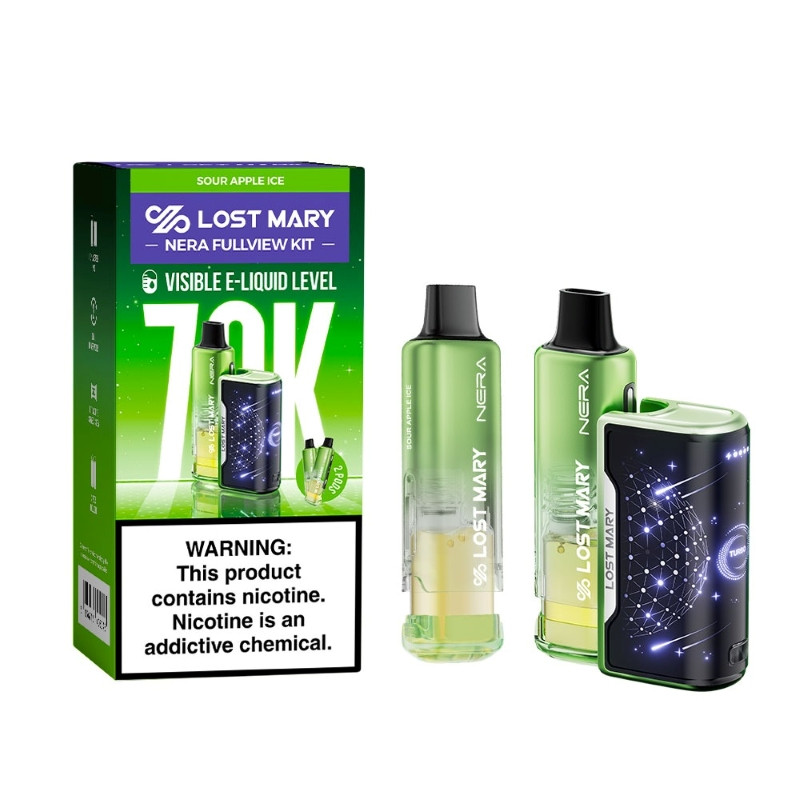 Lost Mary Nera Fullview 70K Disposable Vape Kit 24ml 5% (70000 Puffs) - product image 3