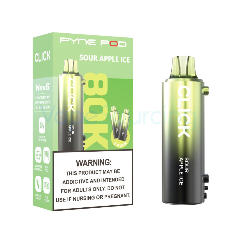Pyne Pod Click 80K Disposable Pod 5% (2pcs/pack) - product image 8