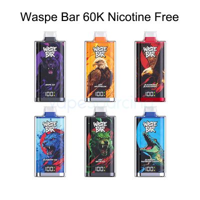 Waspe Bar 60K Zero Nicotine Disposable Vape 0%