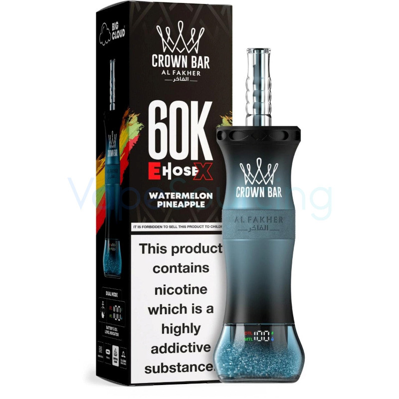 Al Fakher Crown Bar 60K E-Hose X Disposable Vape 50ml 0.6% - product image 2