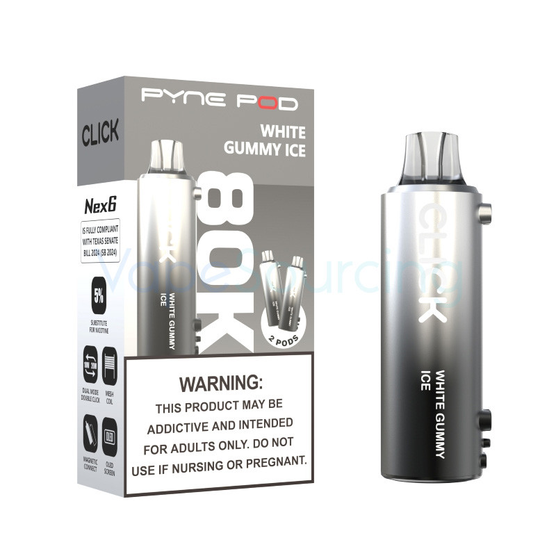 Pyne Pod Click 80K Disposable Pod 5% (2pcs/pack) - product image 2
